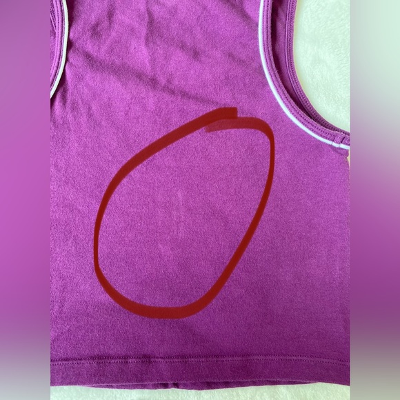 Women’s champion purple biker shorts & crop tank top set - Picture 8 of 16